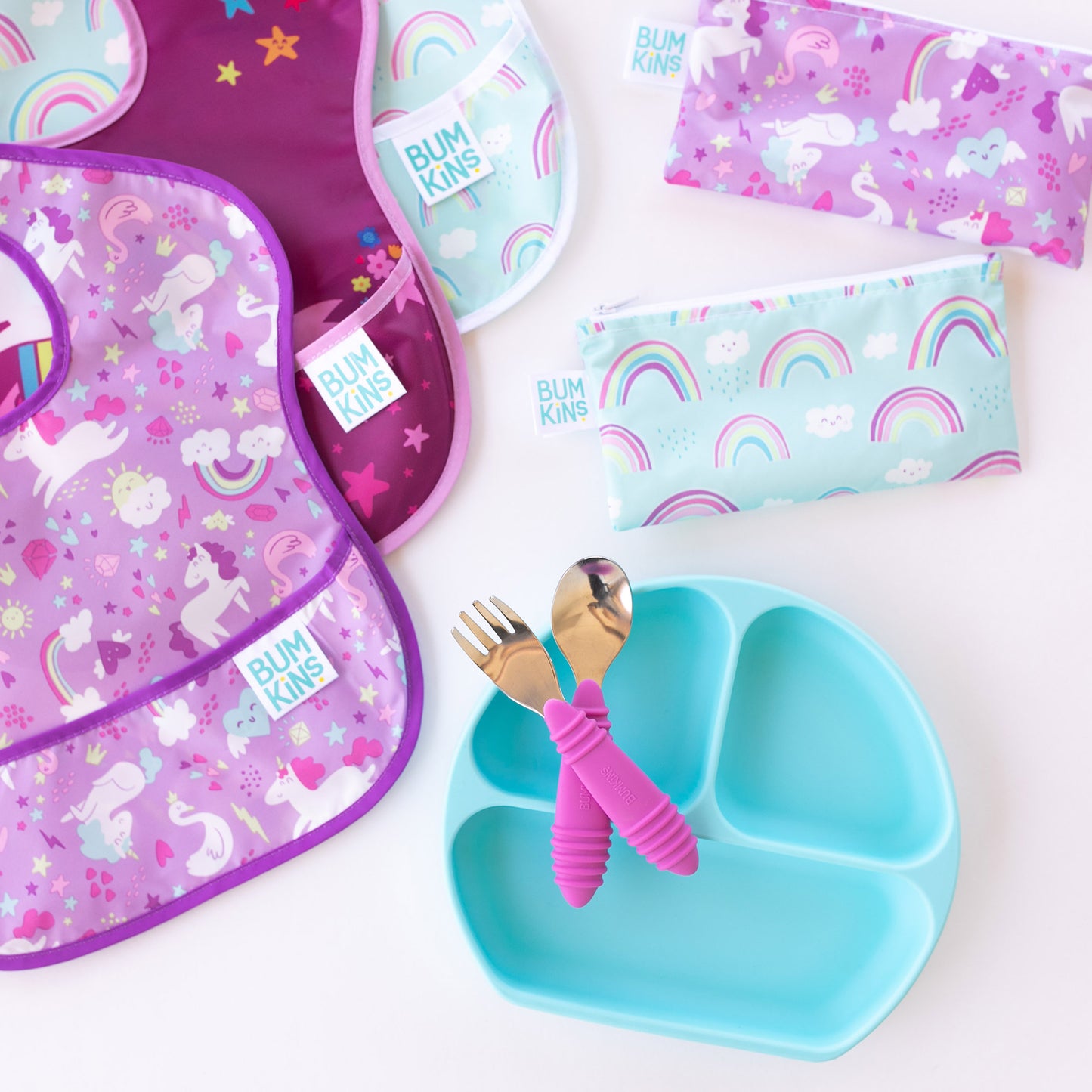 Bumkins Snackbags unicornio