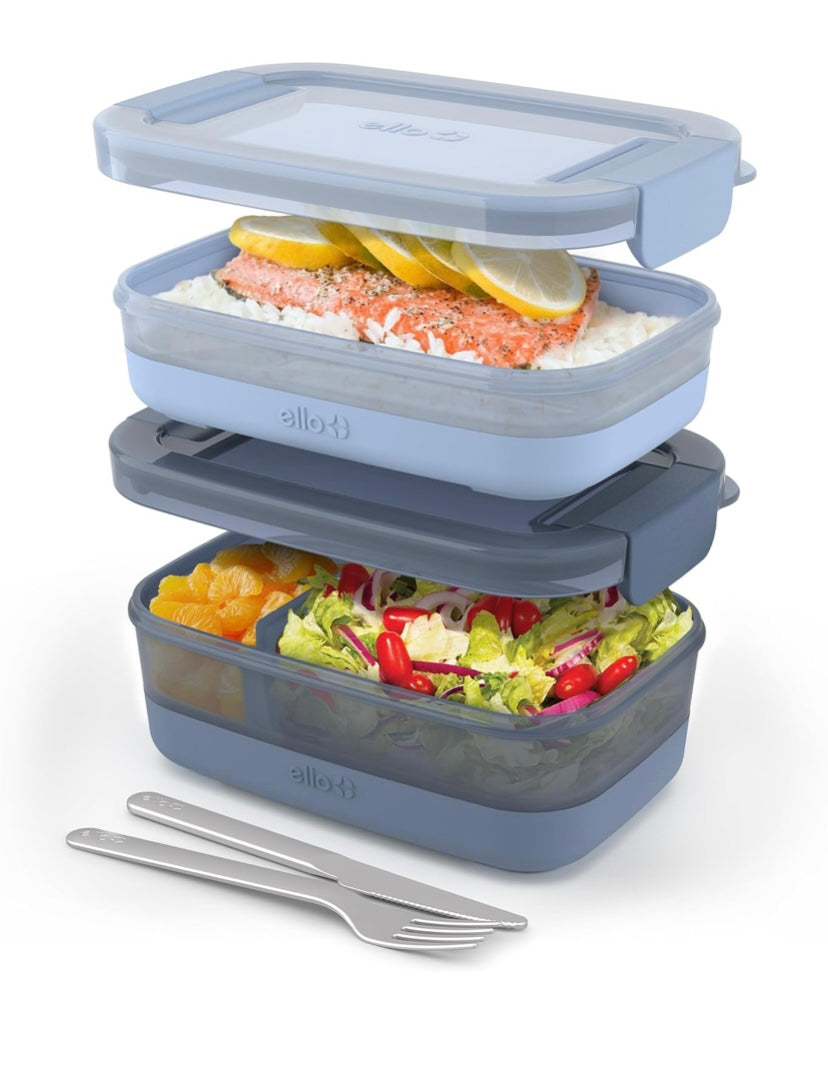 Set 2 bentobox ello Blue PRE ORDEN