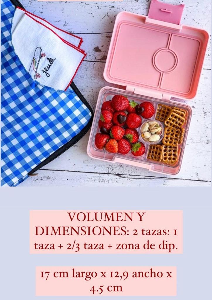 Yumbox Snack Sky Blue Rainbow
