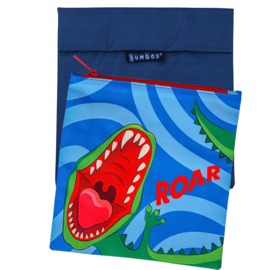 Snack Bags set yumbox Dino