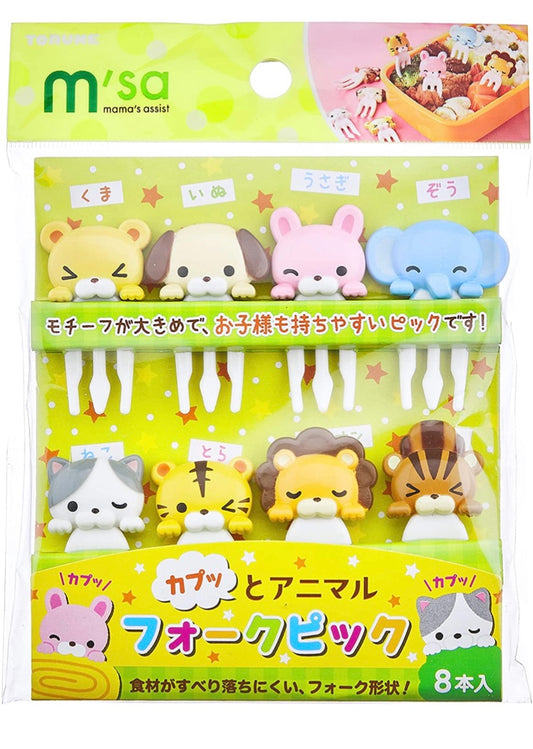 Set Food Picks Animalitos