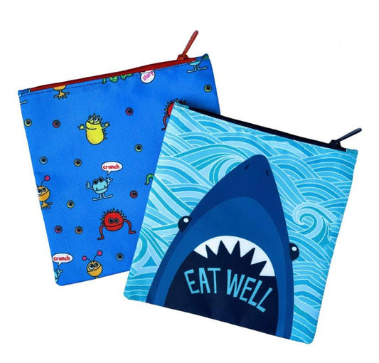 Yumbox Snack Bag Pacific Shark & Funny
