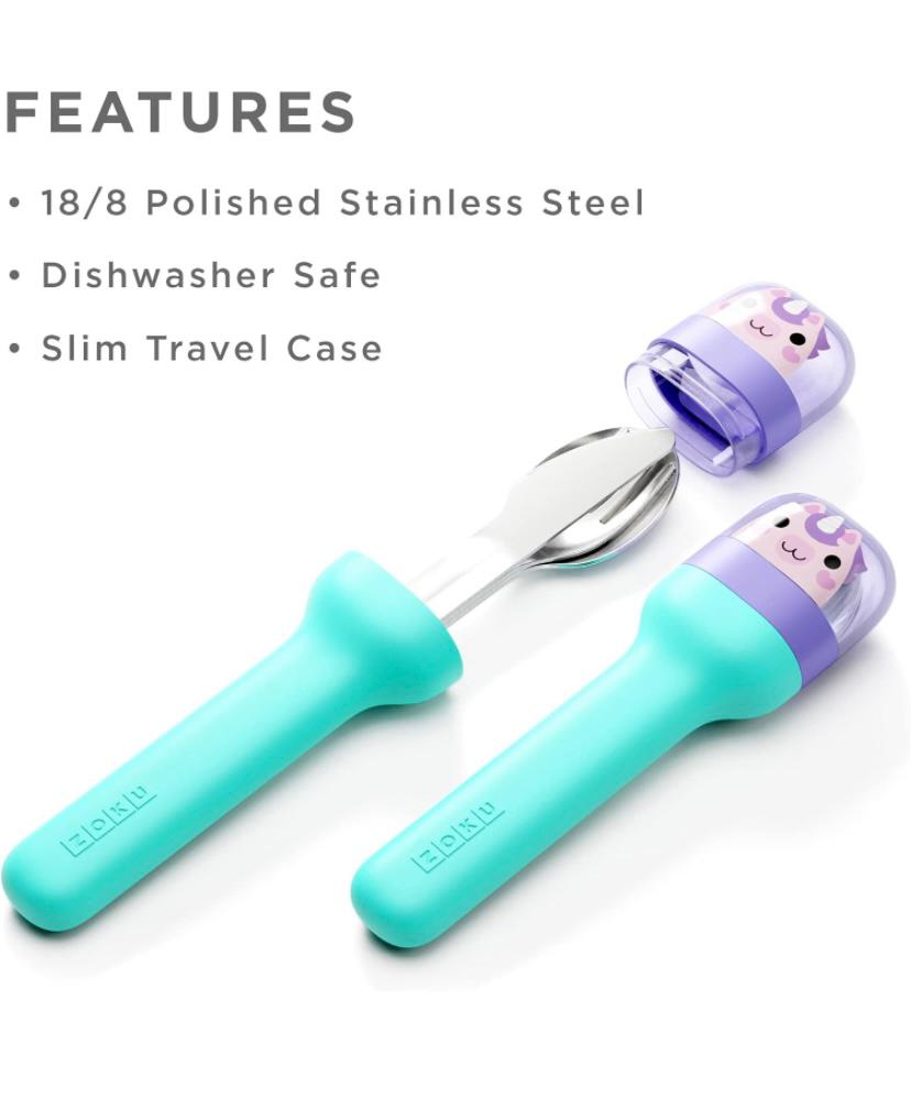 Set Cubiertos Zoku Unicornio