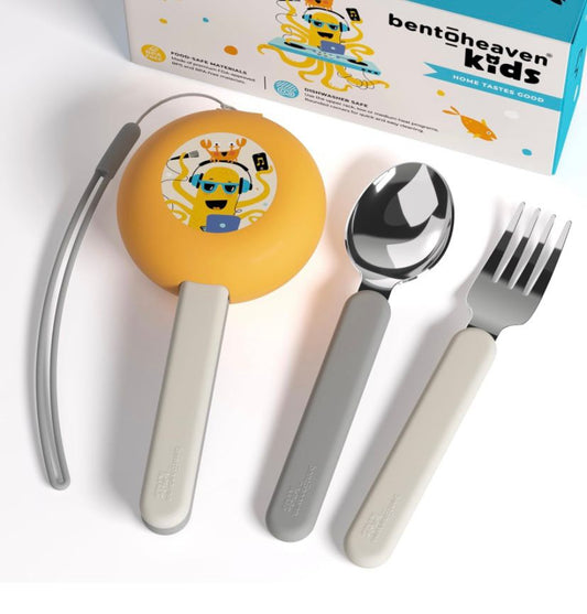 Set Cubiertos Bentoheaven - Party Octopus